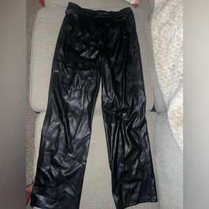 Faux leather Garage pants